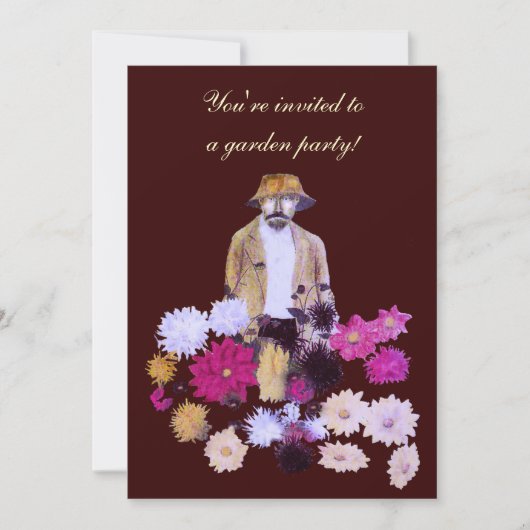 ダリアガーデンパーティの招待状 招待状 (正面)