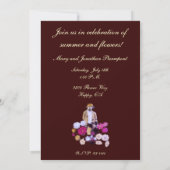 ダリアガーデンパーティの招待状 招待状 (裏面)