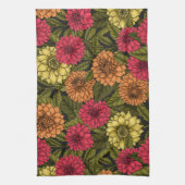 ダリアガーデン キッチンタオル (縦)