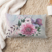 ダリアクールカラー伝統的 ランバークッション (ブランケット)