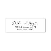 ダリアコンテンポラリーモダン結婚ズ セルフインキングスタンプ (デザイン)