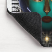 ダリアサイボーグクイーンテック マウスパッド (コーナー)