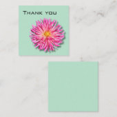 ダリアサンキューカード ノートカード (正面/裏面)