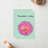 ダリアサンキューカード ノートカード (正面/裏面インサイチュ)