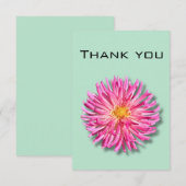 ダリアサンキューカード ノートカード (正面/裏面)
