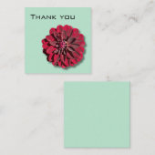 ダリアサンキューカード ノートカード (正面/裏面)