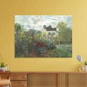 ダリアスとアーティストズガーデン キャンバスプリント (インサイチュ (リビング))