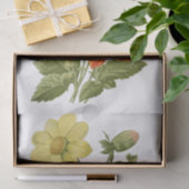 ダリアスオレンジホワイトイエローレッドフラワーフローラ 薄葉紙 (ギフト)