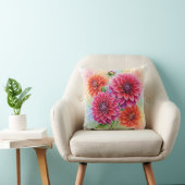 ダリアスフラワーズピロー クッション (椅子)