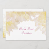 ダリアスブライダルシャワー 招待状 (正面/裏面)