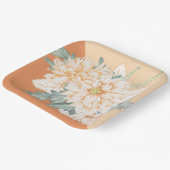 ダリアスマーマレード結婚の紙プレート ペーパープレート (傾斜あり)