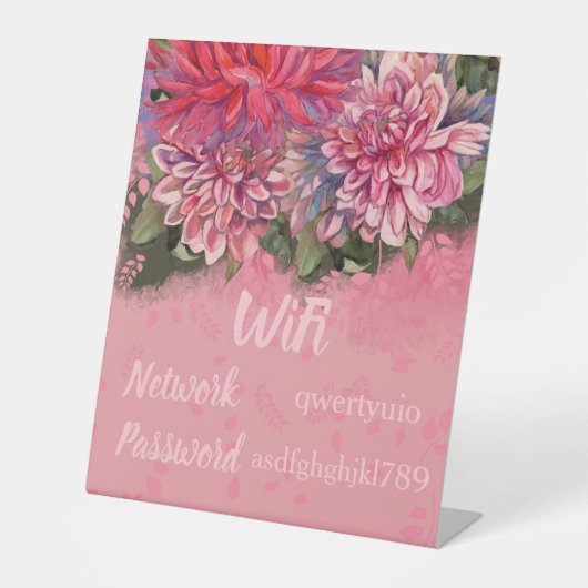 ダリアス花台座標識 台座サイン (正面)