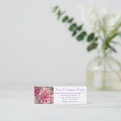 ダリアス花水彩色 スキニー名刺 (スタンド正面)