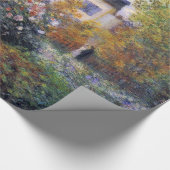 ダリアス・クロード・モネの庭の角 ラッピングペーパー (角)