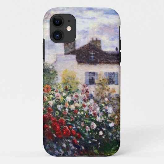 ダリアス・バイ・モネの庭の一角 Case-Mate iPhoneケース (裏面)