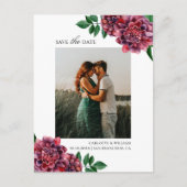 ダリアス。水の色の庭フローラ日付を保存 ポストカード (正面)