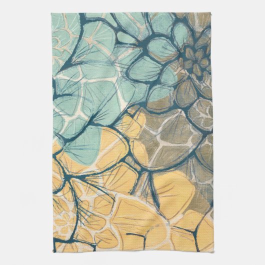 ダリアダンスI キッチンタオル (縦)