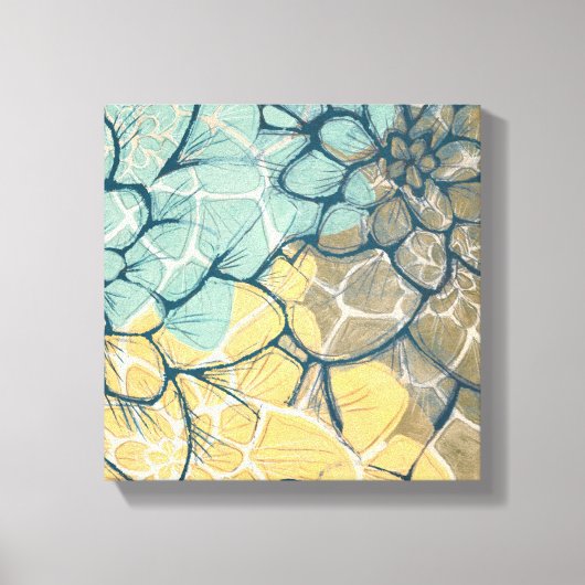 ダリアダンスI キャンバスプリント (正面)