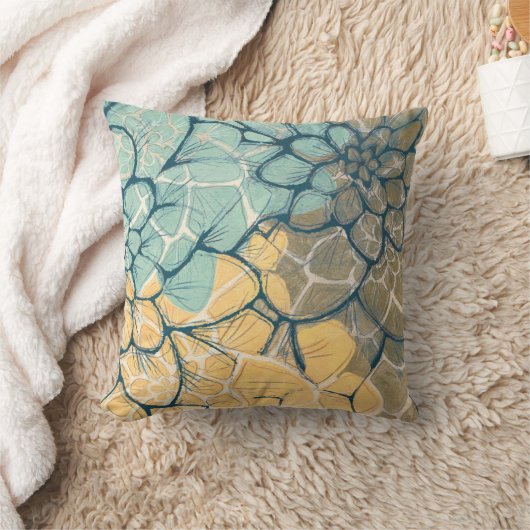 ダリアダンスI クッション (ブランケット)