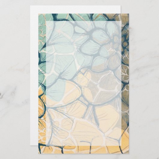 ダリアダンスI 便箋 (正面/裏面)