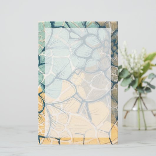 ダリアダンスI 便箋 (スタンド正面)