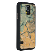 ダリアダンスI CarvedメープルGalaxy S5スリムケース (右)
