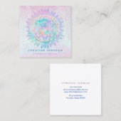 ダリアデコールエステティシャンサロンスパ スクエア名刺 (正面/裏面)