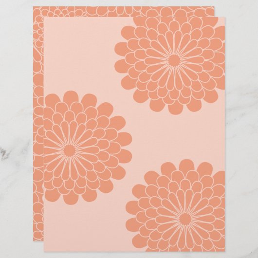 ダリアパターン – 両面 (正面/裏面)