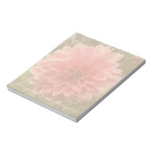 ダリアピンクの花 ノートパッド (回転)