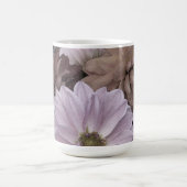 ダリアフラワーガーデン抽象芸術フローラマグ コーヒーマグカップ (中央)