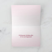 ダリアフラワーズ誕生日カード カード (内部)