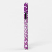 ダリアフラワー、花の模様、紫のダリア Case-Mate iPhoneケース (裏面/右)