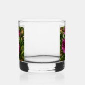 ダリアフローラガーデンフラワーフラワーマゼンタ ウイスキーグラス (左)