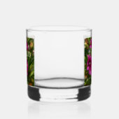 ダリアフローラガーデンフラワーフラワーマゼンタ ウイスキーグラス (右)