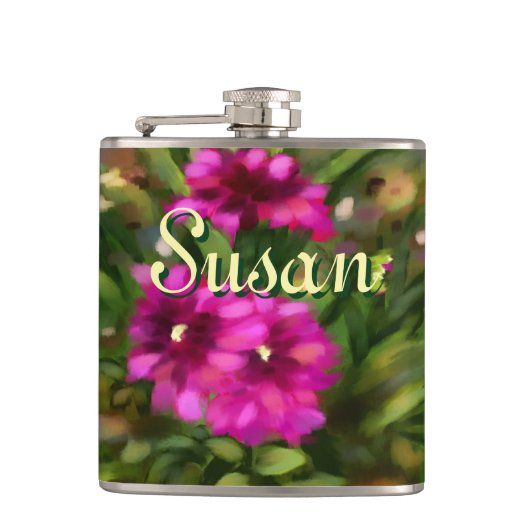 ダリアフローラガーデンフラワーフラワーマゼンタ フラスク (正面)