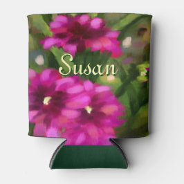 ダリアフローラガーデンフラワーフラワーマゼンタ 缶クーラー