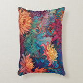 ダリアフローラタペストリー アクセントクッション (正面(垂直))