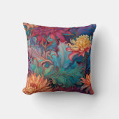 ダリアフローラタペストリー クッション (正面)