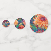 ダリアフローラタペストリー コンフェッティ (裏面)