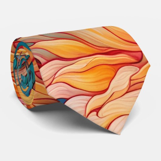 ダリアフローラタペストリー ネクタイ (ロール)