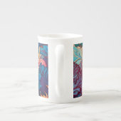 ダリアフローラタペストリー ボーンチャイナマグカップ (裏面)