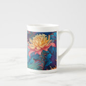 ダリアフローラタペストリー ボーンチャイナマグカップ (右)