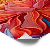 ダリアフローラタペストリー ポスター (コーナー)