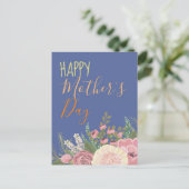 ダリアフローラブーケ ポストカード (スタンド正面)