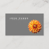ダリアフローラミニマリスト米国ビジネスカード 名刺 (正面)