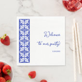 ダリアブズパーソナライズされたパーティー紙ナプキンス スタンダードランチョンナプキン (インサイチュ)