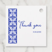 ダリアブズパーソナライズされた党好意ラベル フェイバータグ (裏面)