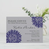 ダリアブルーフラワー 招待状 (スタンド正面)