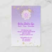 *～*ダリアマンダラピンクパステルラベンダーAP2 名刺 (裏面)