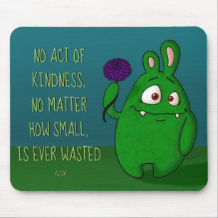 ダリアモンスターw/quoteのmousepad マウスパッド